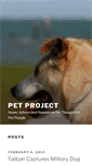 Mobile Screenshot of petprojectblog.com